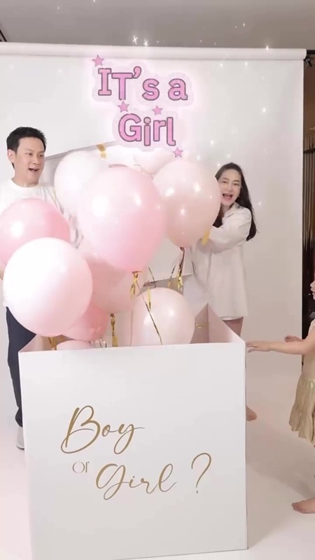 ฟลุค - นาตาลี เฉลยเพศลูกคนที่ 2