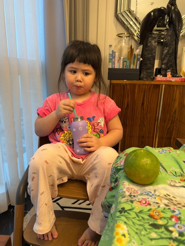 น้องแอบิเกล กลัวผลไม้ชนิดนี้ นี่ล่ะวิถีซุปตาร์