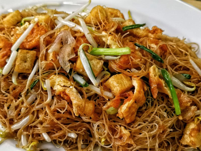 วิธีทำผัดหมี่ตลาดนัด
