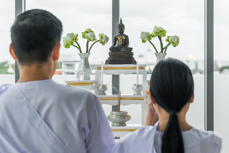 ไหว้พระที่บ้าน ไม่จุดธูป