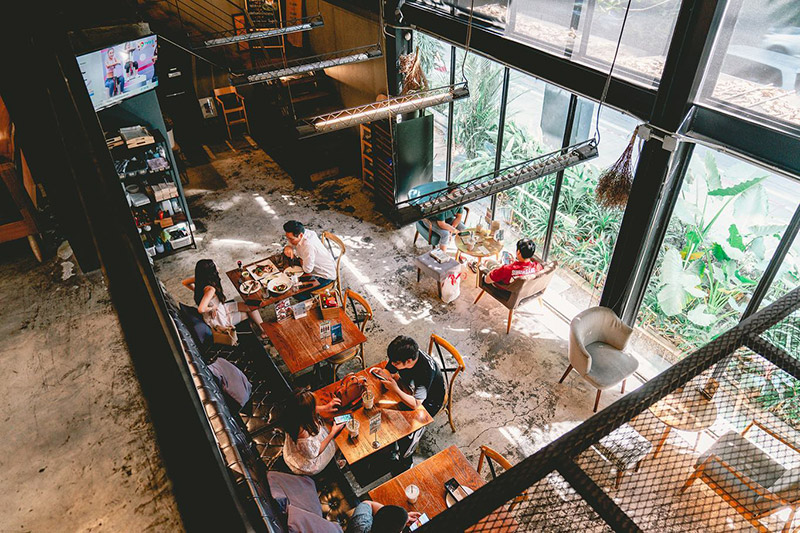 ร้านกาแฟในสวน กรุงเทพฯ