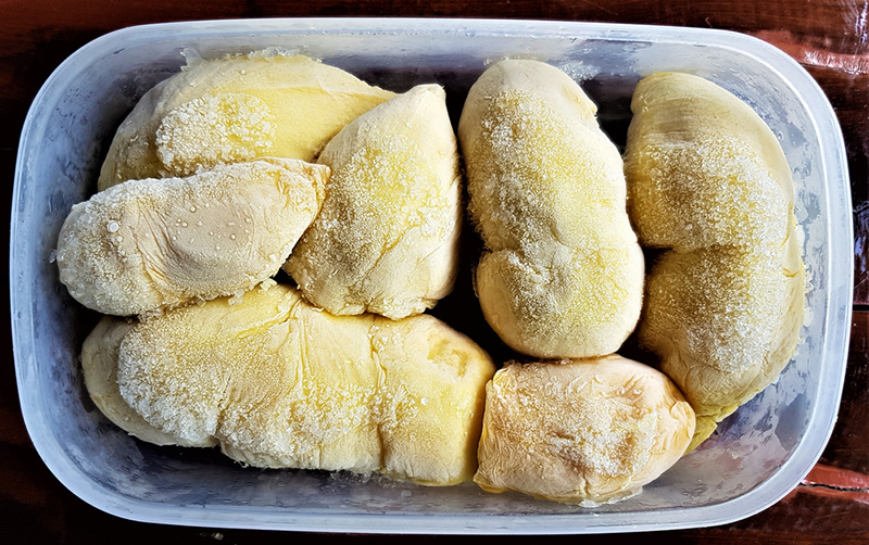 ทุเรียนแช่แข็ง กินยังไง