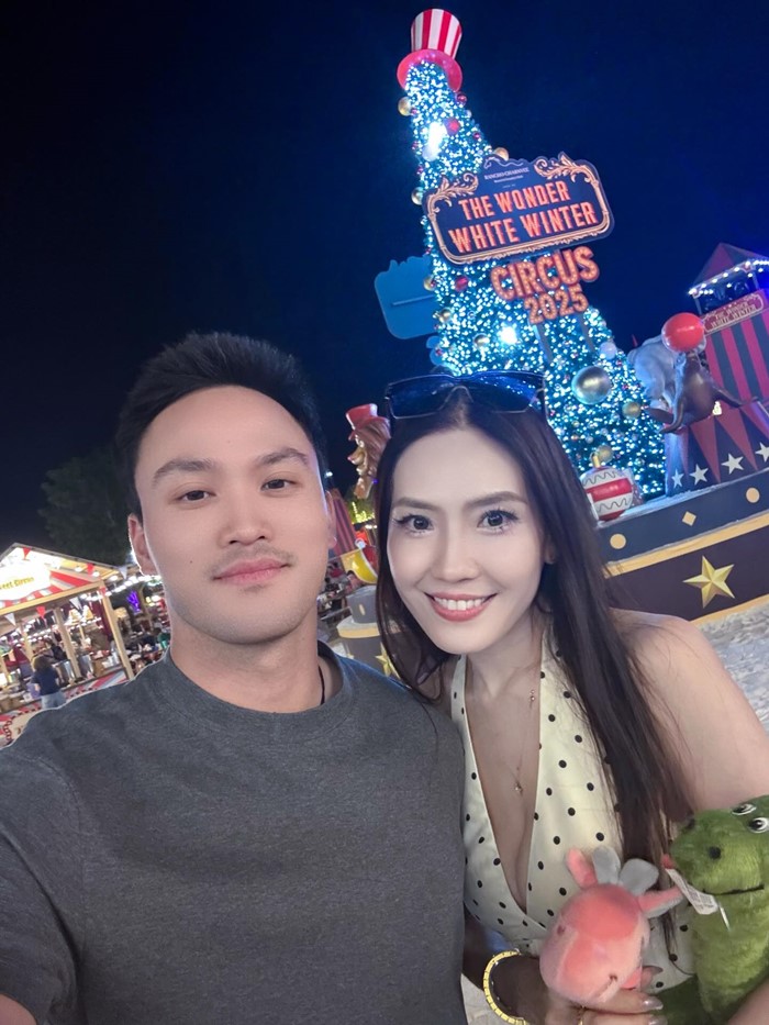 บอลลูน พินทุ์สุดา เซลฟี่คู่ เป๊ก เศรณี ลูกชายอนุทิน 