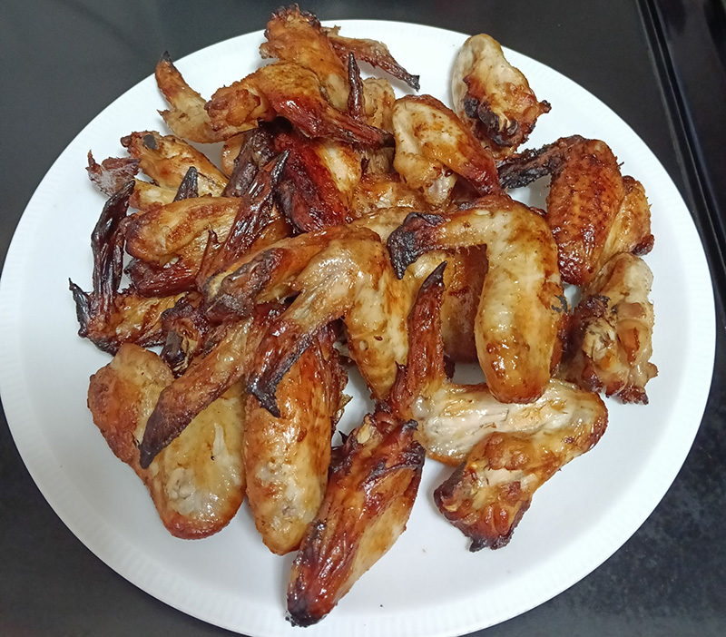 ปีกไก่อบน้ำผึ้ง เมนูหม้ออบลมร้อน เมนูไก่ สูตรอาหาร