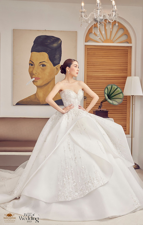 วุ้นเส้น วิริฒิพา ชุดแต่งงาน