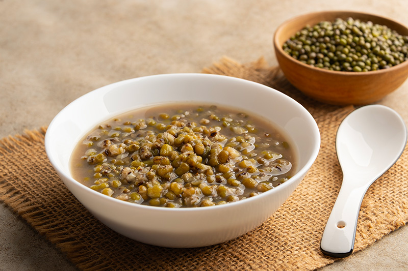 ถั่วเขียวต้มน้ำตาล เมนูแก้ร้อนใน สูตรอาหาร