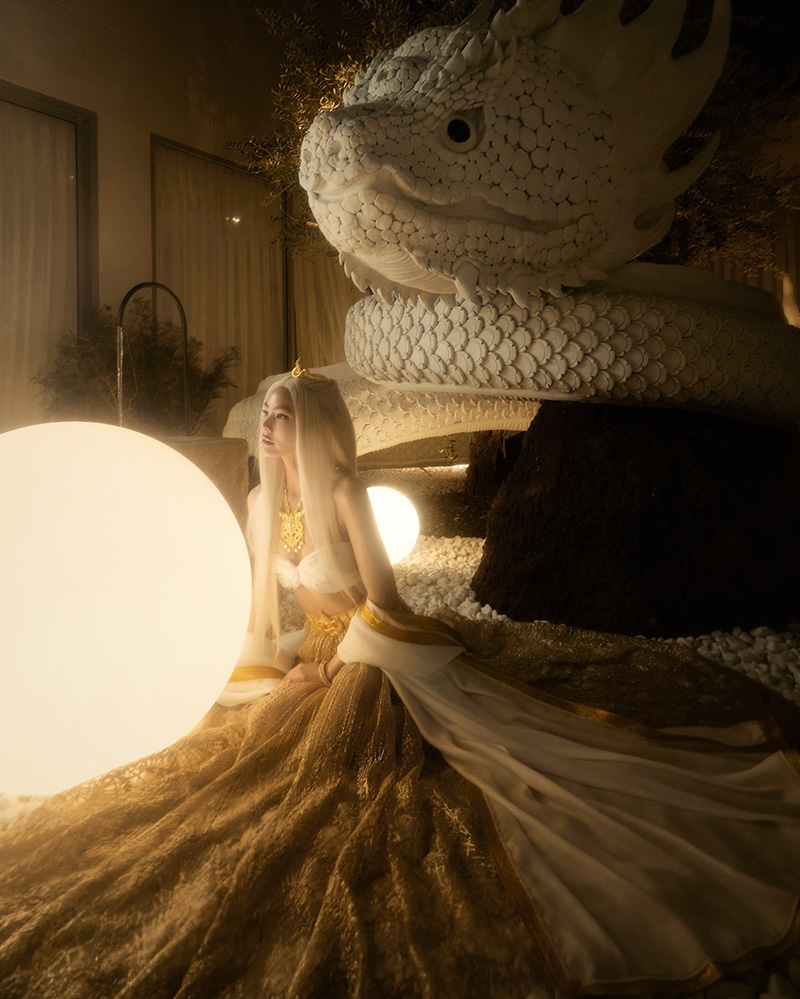 ส่องชัด รูปปั้นองค์พญานาค ที่บ้านใหม่ เจนี่