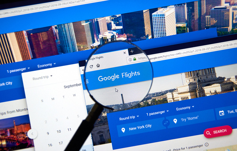 Google Flights จองตั๋วเครื่องบินราคาถูก