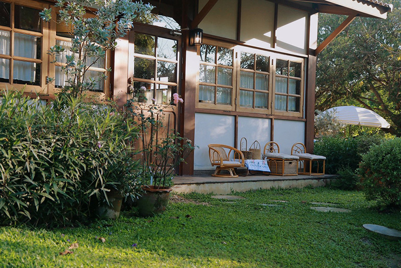 บ้านสวนกำไรสุข ร้านคาเฟ่ในสวน