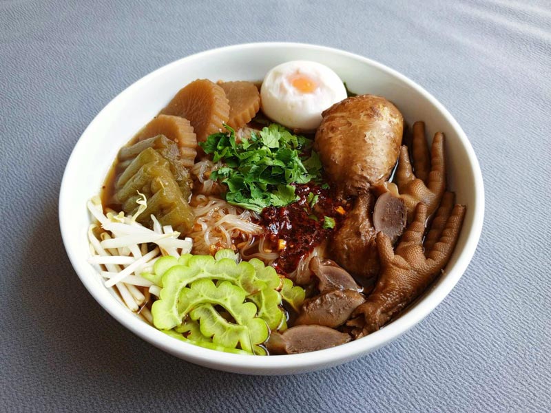 วิธีทำก๋วยเตี๋ยวไก่