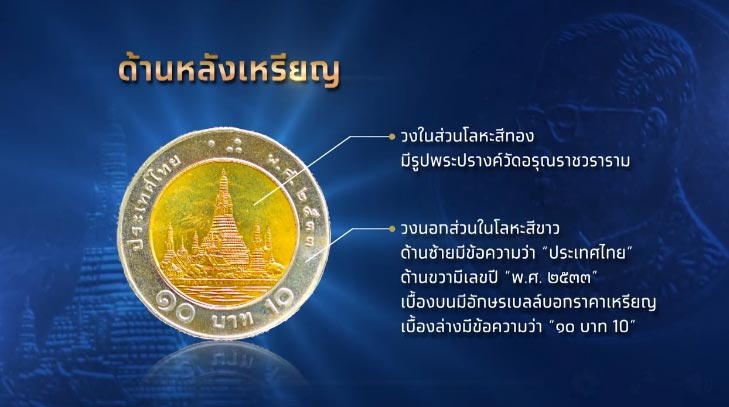 เหรียญ 10 บาท ปี 2533