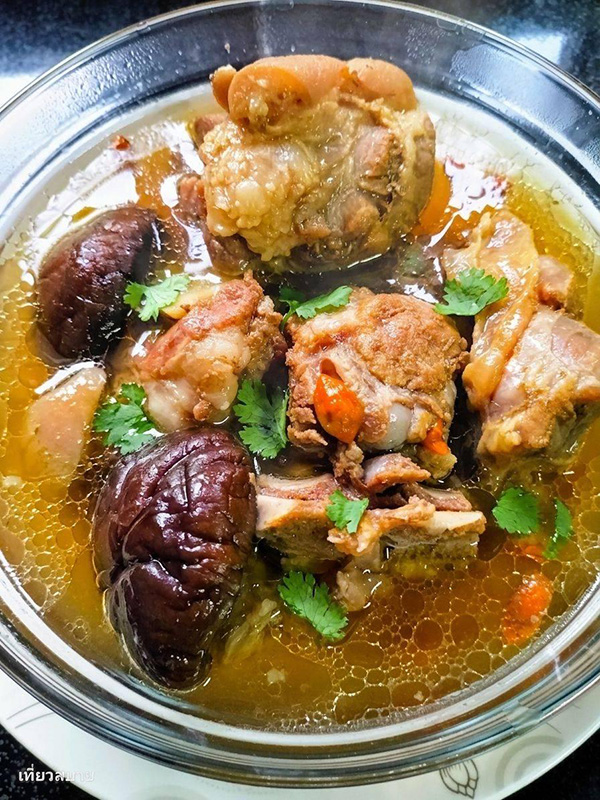 ซี่โครงหมูตุ๋นยาจีน เมนูตุ๋น เมนูหมู สูตรอาหาร