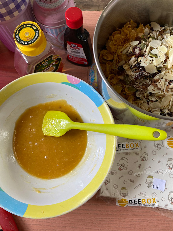 คอร์นเฟล็กคาราเมล สูตรคอร์นเฟล็กคาราเมล ของกินเล่น สูตรขนม