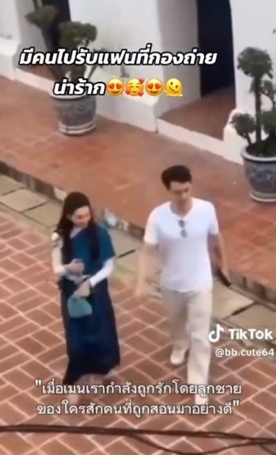 วิล ชวิณ ทำหน้าที่แฟนที่ดีไปรับ เบลล่า ราณี หลังถ่ายละครเสร็จ