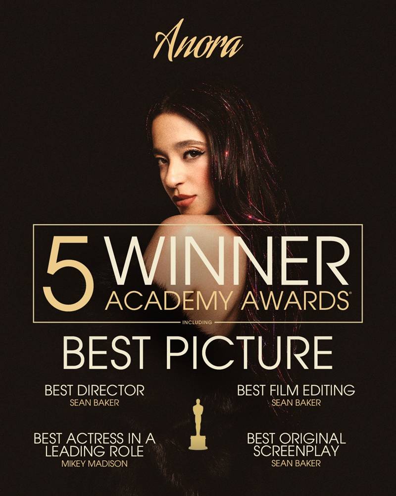 ANORA ภาพยนตร์ยอดเยี่ยม Oscars 2025