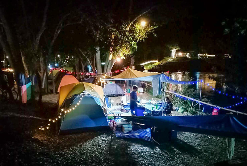 ที่พักกาญ กางเต็นท์