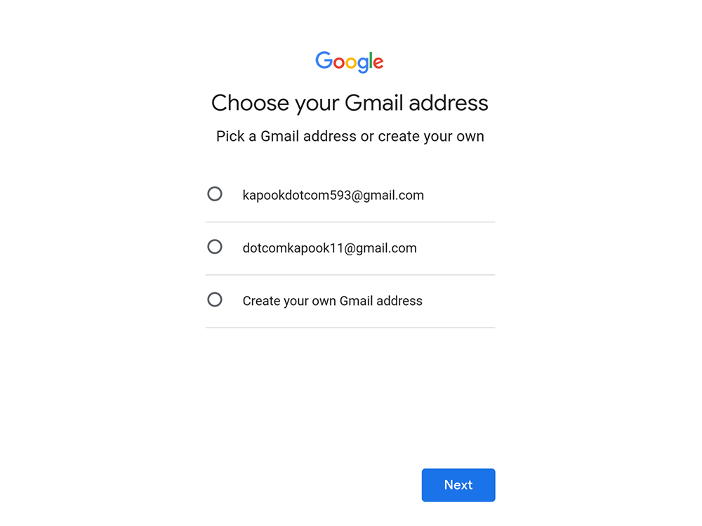วิธีสมัคร gmail