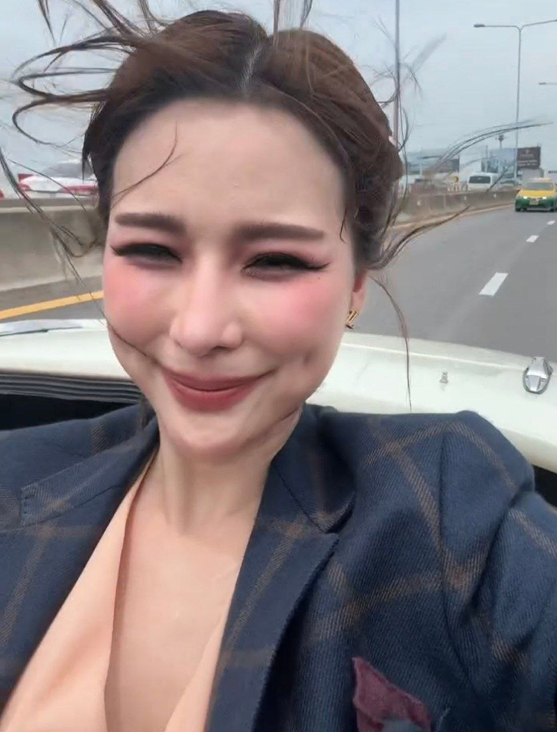 นจิ แต่งเต็มไปงานแต่งพร้อม มาริโอ้ แต่รถดับ