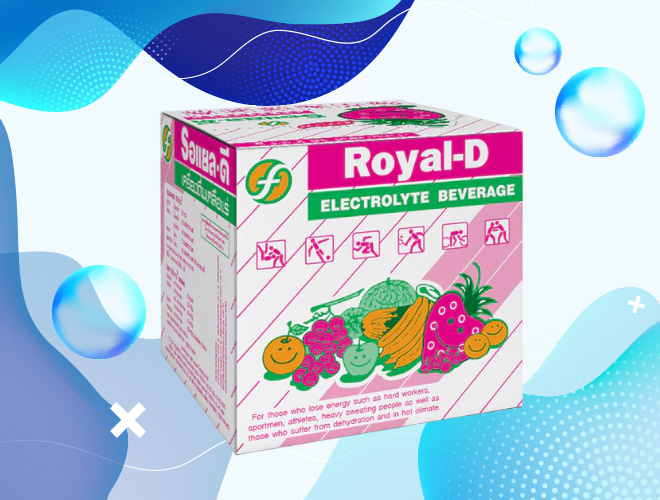 เครื่องดื่มเกลือแร่ Royal-D ชนิดผง