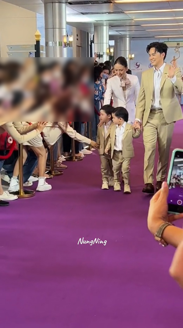 ดราม่า FC พุ่งจับมือ น้องธีร์ ลูกชาย บีม กวี ทำน้องตกใจ รีบสะบัดมือหนี