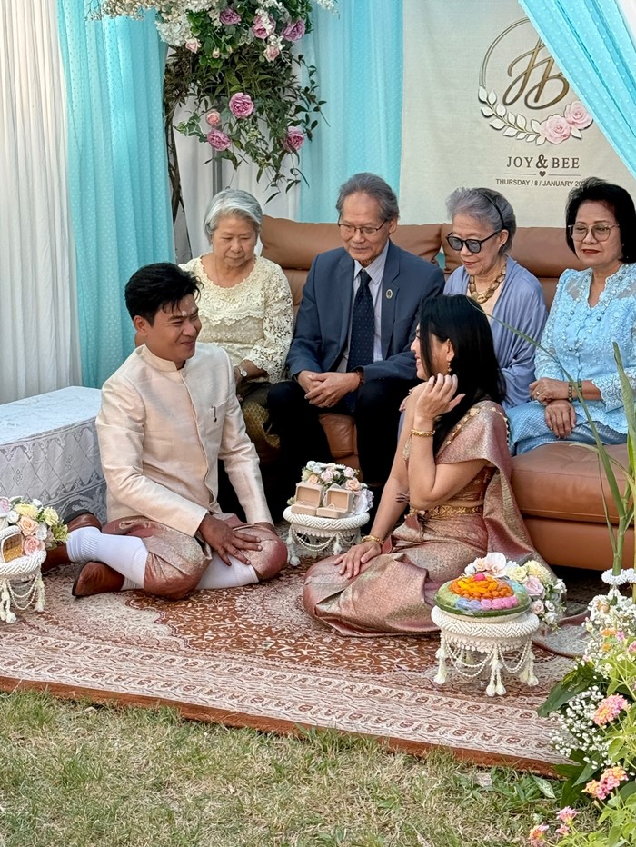  จอย ศิริลักษณ์ บี กฤษณะพงศ์ แต่งงาน