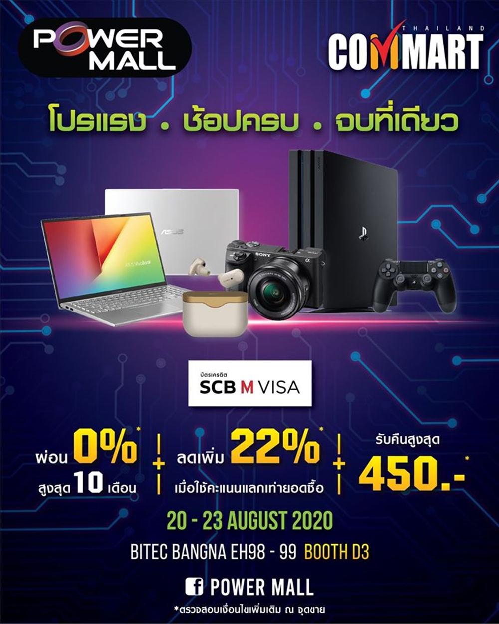 โปรโมชั่นงาน Commart 2020