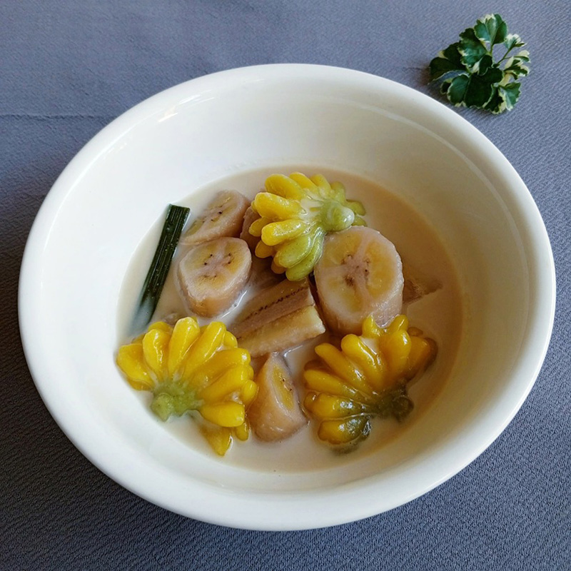 บัวลอยกล้วยบวชชี สูตรขนมกะทิ บัวลอย กล้วยบวชชี สูตรขนม ขนมไทย