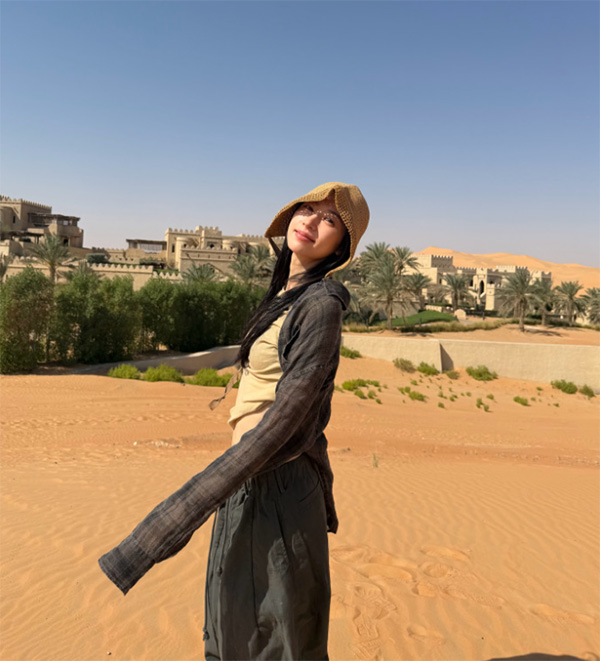 โจวอวี่ถง นางเอกจีน ไปตะวันออกกลาง