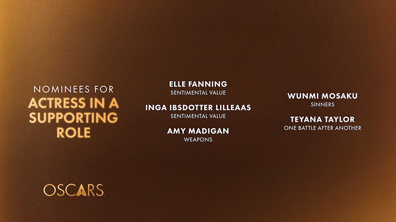 รายชื่อผู้เข้าชิงรายชื่อผู้เข้าชิงออสการ์ 2026 รางวัล Academy Awards ครั้งที่ 98