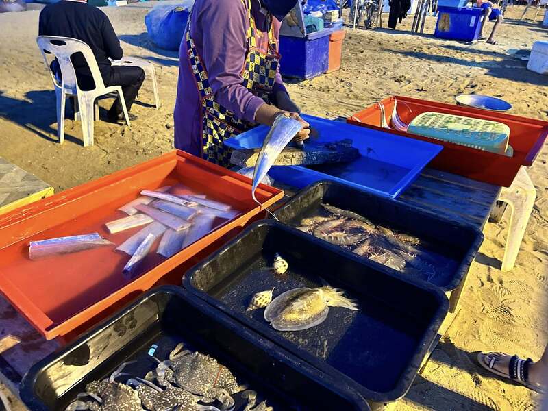 ตลาดเด็ดพัทยา-สัตหีบ ตลาดประมงพื้นบ้าน จอมเทียน