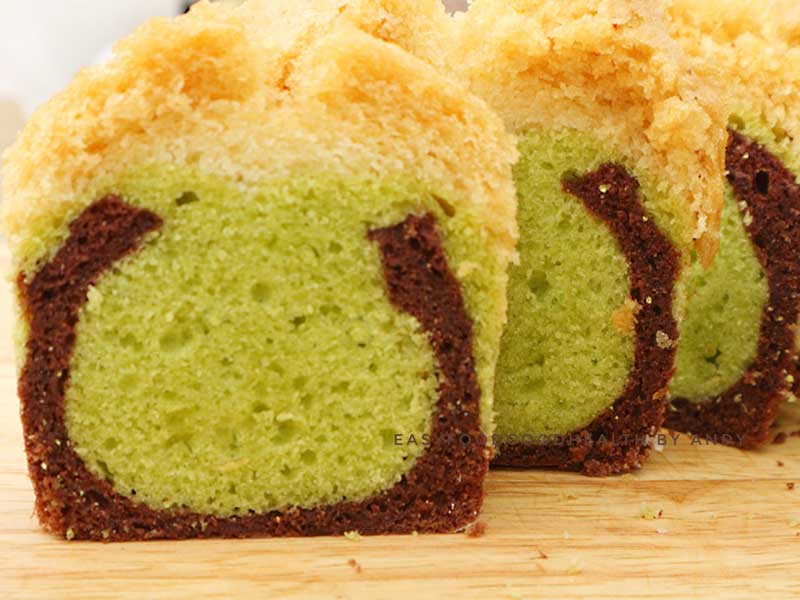 เค้กใบเตยช็อกโกแลตวานิลลา