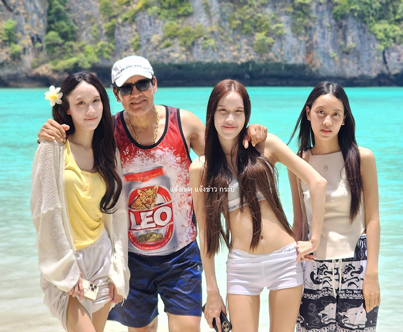 ไทด์ เอกพัน พา 3 สาวสุดรัก เที่ยวทะเลกระบี่