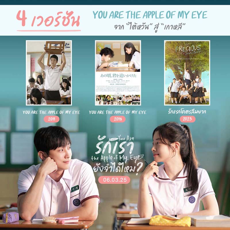 เรื่องย่อ You Are the Apple of My Eye หนังเกาหลี จินยอง B1A4 ดาฮยอน TWICE นำแสดง