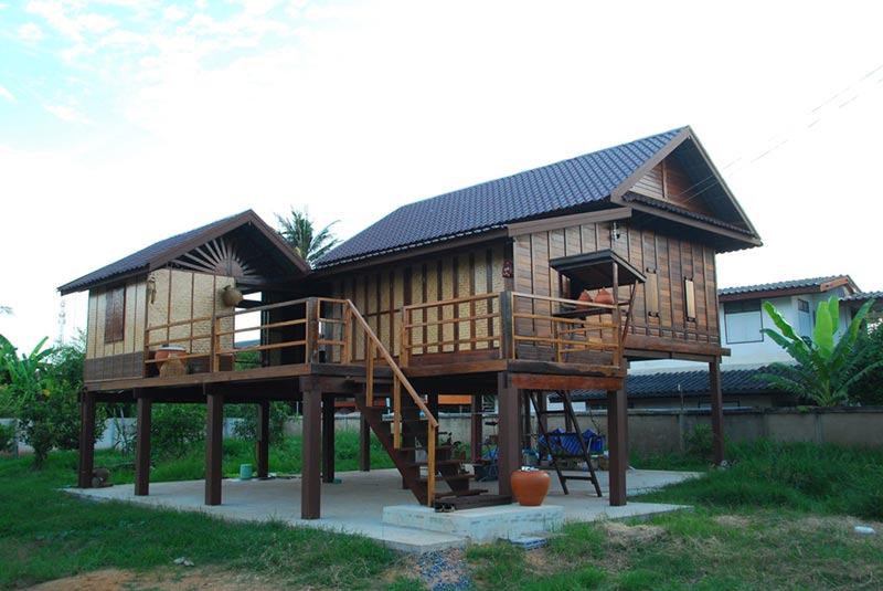 บ้านชั้นเดียวยกสูง