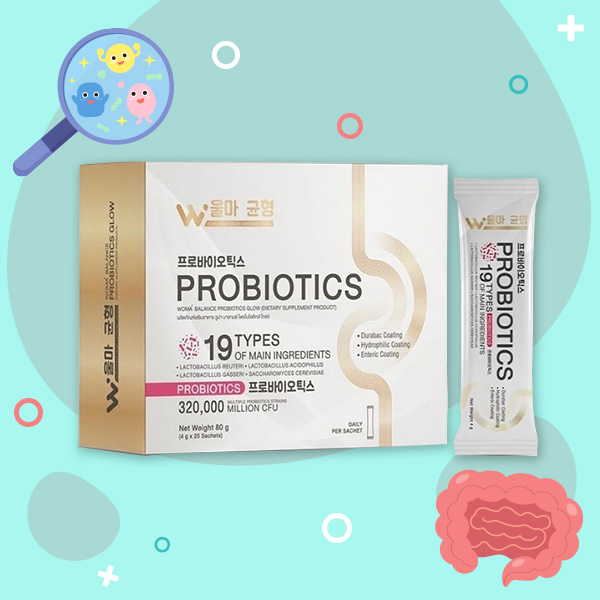 โพรไบโอติก Woma' Balance Probiotics Glow