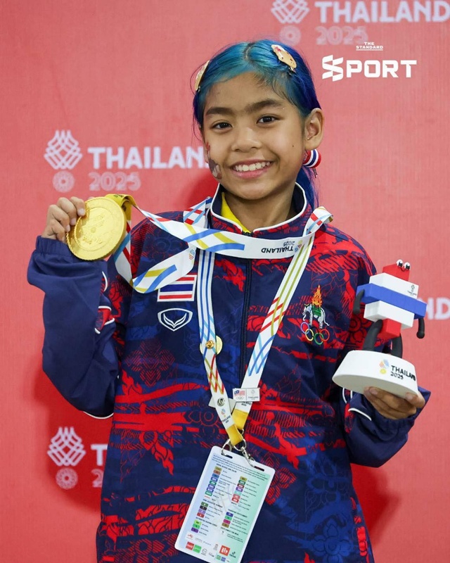 น้องมินิ จันทร์เก้า อุดมเพ็ญ นักสเกตบอร์ดทีมชาติไทย