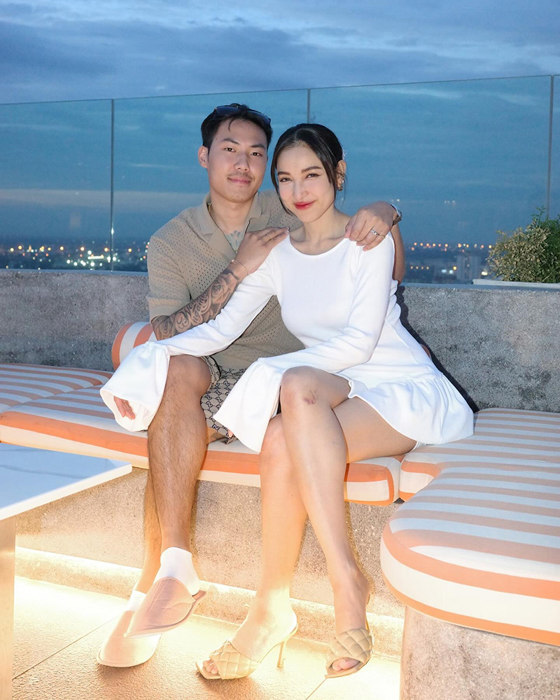  แพท ณปภา ควง พี ชานนท์ ลองชุดแต่งงาน