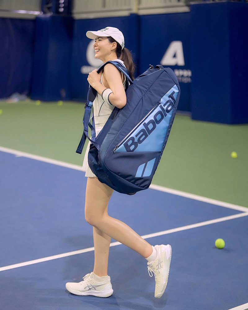 ภาพล่าสุด เชอรี่ เข็มอัปสร โชว์ฟอร์มตีเทนนิส 