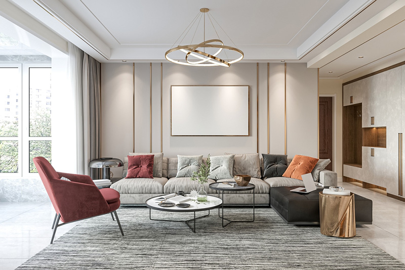 ห้องนั่งเล่นสไตล์นีโอคลาสสิก