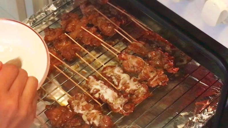 หมูปิ้งกะทิสด