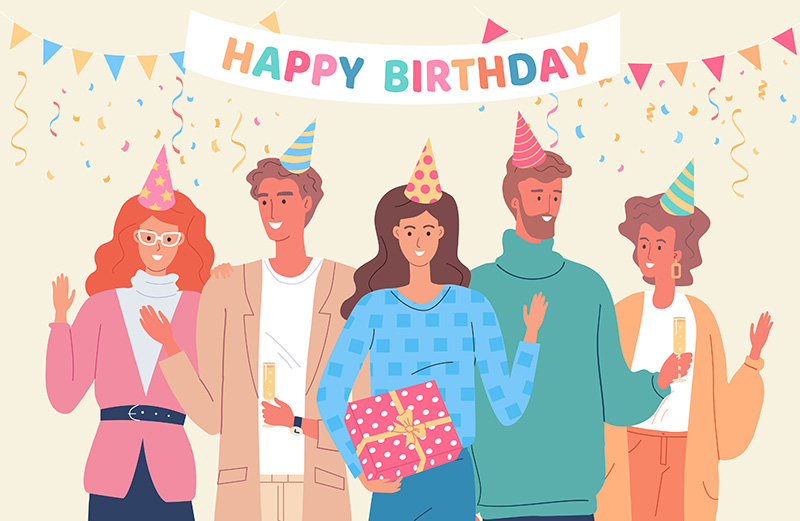 วันเกิดเพื่อน