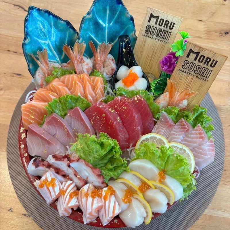 บุฟเฟต์อาหารญี่ปุ่น 2025 Moru Sushi