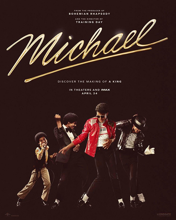 หนัง Michael (2026) หนังชีวประวัติ Michael Jackson โปสเตอร์