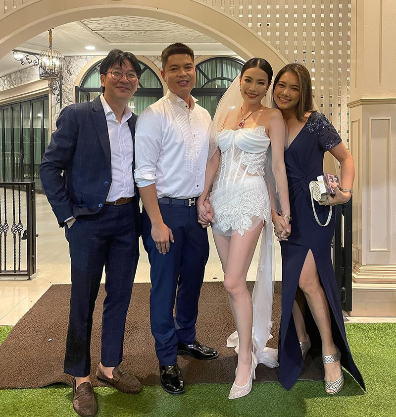 งานแต่ง หงษ์หยก ควงแฟนหนุ่ม ไปท์