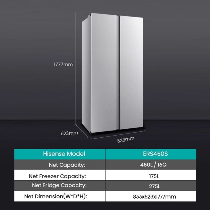 ตู้เย็น Hisense รุ่น ERS450S