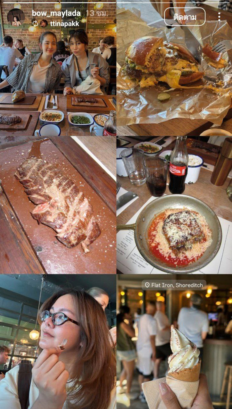 ส่องภาพแรก โบว์ เมลดา หลังถึงอังกฤษ 