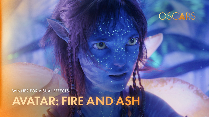 AVATAR: FIRE AND ASH สาขาเทคนิคพิเศษยอดเยี่ยม ออสการ์ 2026 รางวัล Academy Awards ครั้งที่ 98