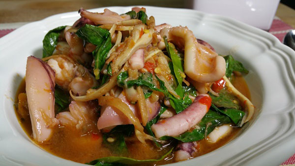 เมนูปลาหมึกยอดนิยม