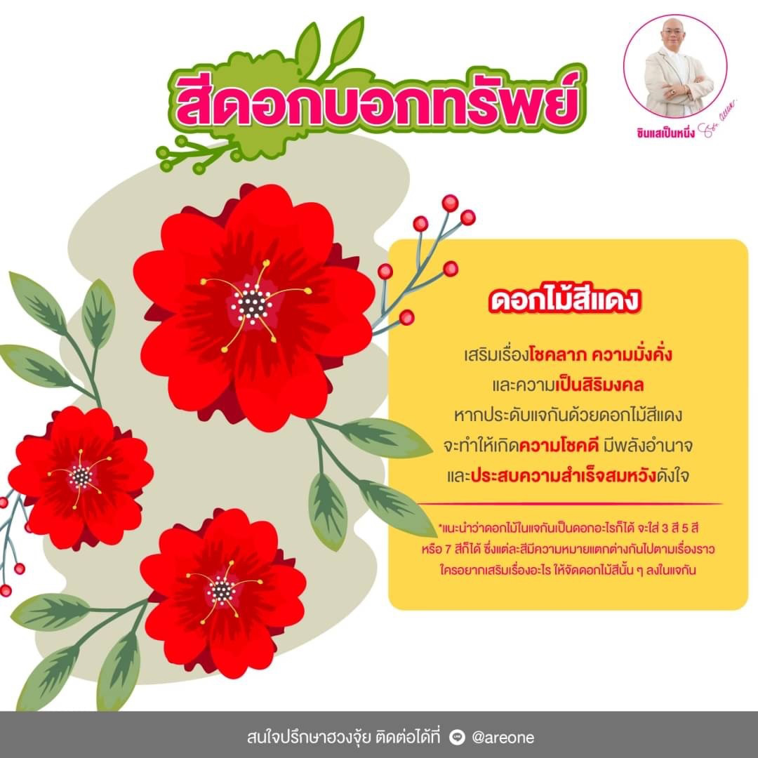 ดอกไม้สีแดง