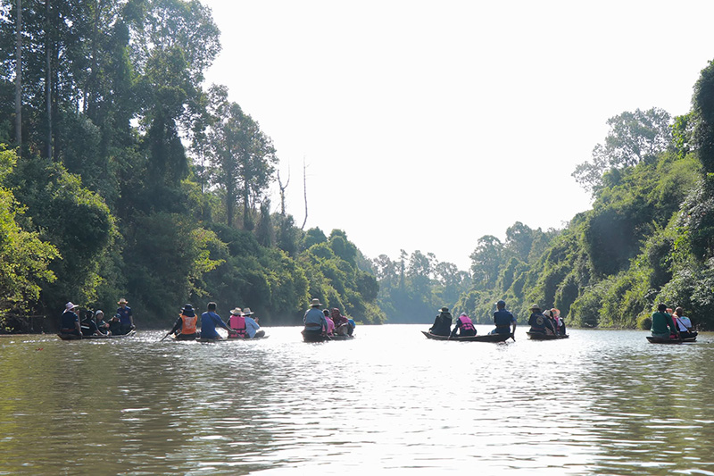 เที่ยวบุรีรัมย์ ล่องเรือโบราณ ชุมชนผการันดูล